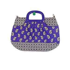 Tote bag Vera Bradley Simply Violet Purple Paisley Charleston‎
